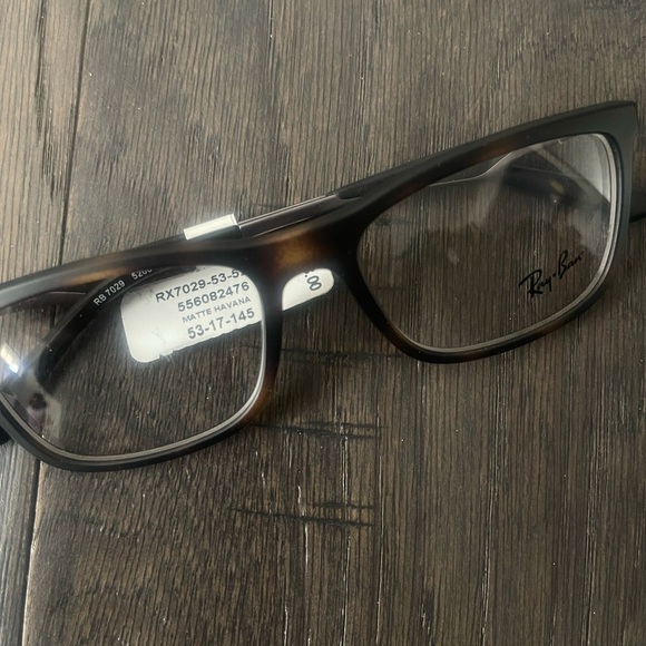 NWT Ray-Ban Black and Brown Wayfarer Glasses - Picture 1 of 2